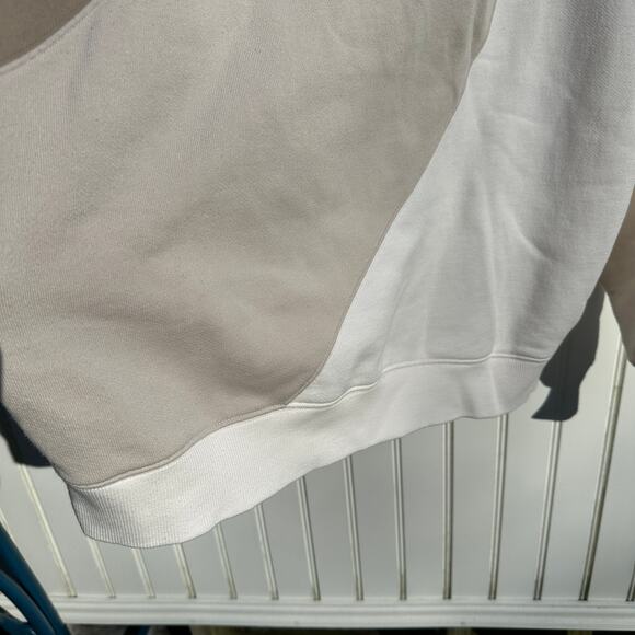 Alo Yoga Make Waves Hoodie Ivory Bone Gravel XS Womens / XXS Mens Sweatshirt EUC - Picture 16 of 16